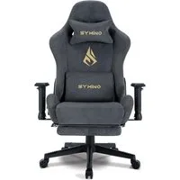 symino Gaming-Stuhl Premium Alcantara Stoff, ergonomischer, Serie MP