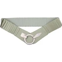 MIRROSI Taillengürtel Leo Unifarbe breit 6cm für Taillenumfang 85 bis 110cm, ONESIZE (Angenehmes Tragesgefühl, Leopard Muster, Unifarben) Breiter Stretch Gürtel