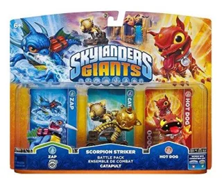 Skylanders Giants - Battle Pack 2: Zap Hot Dog Scorpion Striker Catapult
