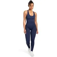 Smilodox Jumpsuit Elsie, Seamless Einteiler, Racerback, Ganzkörperanzug figurformend Sportanzug geripptes Material, Overall atmungsaktiv, Workout Yoga
