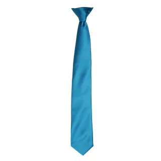 Premier Colours Herren Satin Clip Krawatte (Teal)