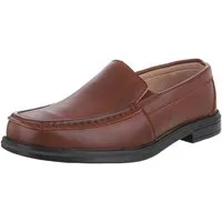 Coolwalk Eleganter Herrenschuh aus Kunstleder für Alltag und Freizeit Slipper (89858841) Blockabsatz Slipper in Braun