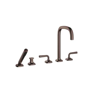 Dornbracht Wannen-Fünflochbatterie für Wannenrandmontage COYA 27522414 Dark Bronze gebürstet,2752241 27522414-43
