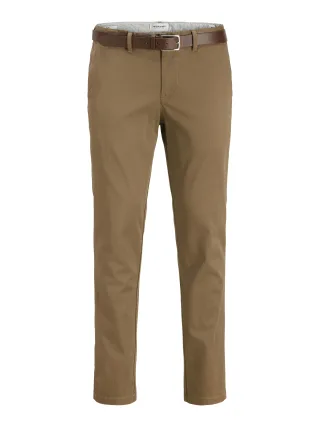JACK&JONES - JPSTMARCO JJLEGACY W BELT STYD AW24 LN elmwood - Gr. - 32