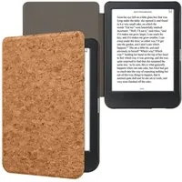 kwmobile E-Reader-Hülle Hülle für Kobo Clara BW / Clara Colour / Tolino Shine (5) / Shine, Kork eReader Schutzhülle Cover Case