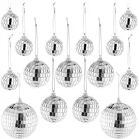 relaxdays Dekohänger 15er Set Mini Discokugel (Set, 15 St., 15er Set)