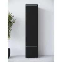 Home affaire Vitrine Vera, Höhe 130 cm, in verschiedenen Farbausführungen (1-St) LED-Beleuchtung, Türanschlag frei wählbar, stehend/hängend