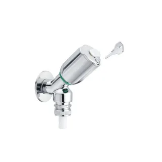 Schell Geräteschrägsitzventil SECUR 035730699 RV, RB, abschließbar, 1/2", chrom