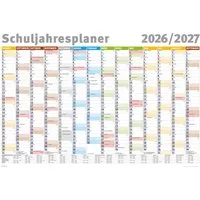 Poster Schuljahresplaner 2026/2027 - Wandplaner Kalender Poster Druck - Gröss