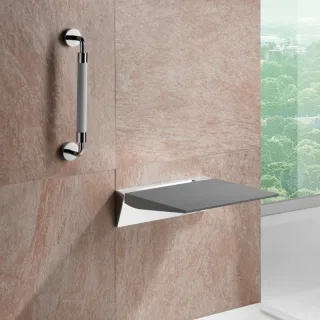 Giese Duschklappsitz chrom/anthrazit, 30803-02 30803-02
