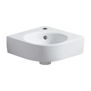 Geberit Renova Compact Eckwaschtisch 276132000 Schenkellänge 32 cm, weiß