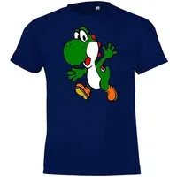 Youth Designz Print-Shirt Kinder T-Shirt Modell Yoshi Fun Print Mario Retro mit Gaming Aufdruck für Jungen & Mädchen