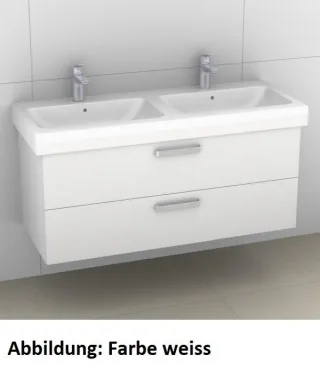 Artiqua 413 Waschtischunterschrank für iCon 124120 Quarzgrau Matt Select, 413-WU2L-K05-7163-173 413-WU2L-K05-7163-173