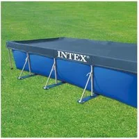 Intex Pool-Abdeckplane Poolplane 450x220cm Abdeckplane Poolabdeckung Plane Pool Abdeckung