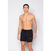 JOOP! Badeshorts Solid Cornflower mit seitlichen Taschen und Tunnelzug