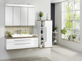 Fackelmann KARA White Hochschrank Fr weiß 61X176X324Türen, 82960 82960