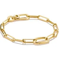 THOMAS SABO Charm-Armband Charm Club Connect: Paperclip mit einem Connect Link