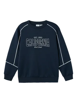 NAME IT - NKMDELTO LS NREG LIGHT SWEAT UNB navy blazer - Gr. - 116