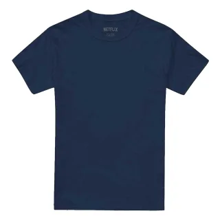 K-Pop Demon Hunters - T-Shirt für Herren/Damen Unisex, Rückseitiger Aufdruck (Marine)