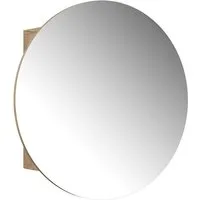 Vicco Badezimmerspiegelschrank Loki, Goldkraft Eiche, 70 x 70 cm mit 2 Fächern (1-St)