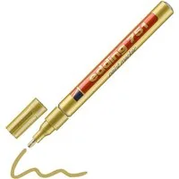 edding Lackmarker 751, (1-tlg), Strichstärke 1-2 mm, wasserfest, voll deckend