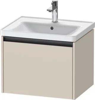 Duravit Ketho.2 Waschtischunterbau wandhängend Taupe Supermatt 584x455x440 mm - K25081083830000 K25081083830000