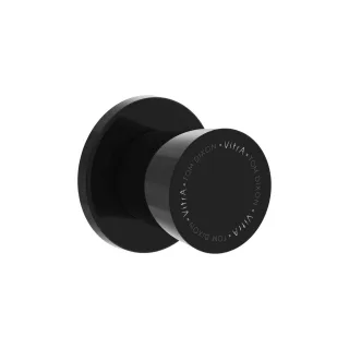 VitrA Liquid Unterputz-Absperrventil Fertigmontageset Schwarz Hochglanz,A4279339 A4279339