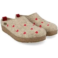 Haflinger Grizzly Cuoricini Pantoffel