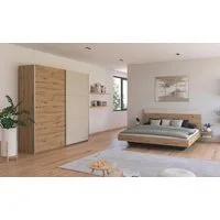 rauch Schlafzimmer-Set Monza, mit Schwebetürenschrank Breite 218 cm, Bettanlage in 2 Breiten