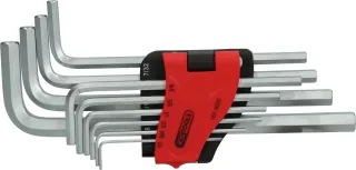KS Tools Innensechskant-Winkelstiftschlüssel-Satz, lang, 10-tlg Zoll - 151.5020