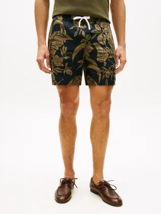 DOVER 6 PO LINEN FLORAL AOP 2/2 Dark Night Navy Allover - Gr. - 34