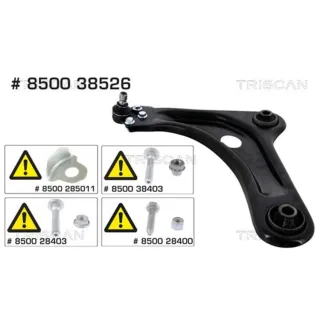 Triscan Querlenker vorne links Citroen C3 C4 Ds3 DS Ds Peugeot 2008
