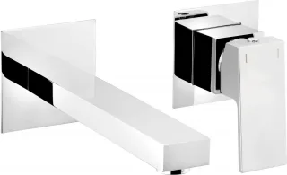 Neuesbad Serie 500 Waschtischarmatur Unterputz, Ausladung 186mm, chrom NB1DEBCZ054L1