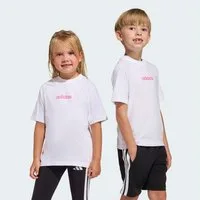 adidas Sportswear T-Shirt LK LIN TEE 160 für Kinder, Rundhalsausschnitt, ohne Verschluss, weiches Material