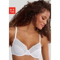 s.Oliver Bügel-BH Lilou mit transparenten Obercups aus graphischer Spitze, Dessous
