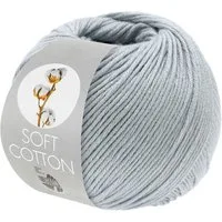 LANA GROSSA SOFT COTTON Häkelwolle, 140 m (weiches, vielseitiges Garn für höchsten Tragekomfort), 50 g