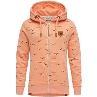 REPUBLIX Kapuzenpullover LOLA Damen Hoodie Sweatshirt Pullover Zipper Jacke