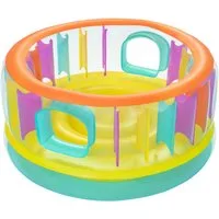 Bestway Hüpfburg BounceJam 180x180x86cm, mit aufblasbaren Seitenwänden