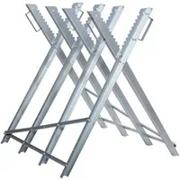 Clanmacy Sägebock Sägebock zusammenklappbarer Holzsägebock Holzspalter 81x80x80CM, 150 kg max. Belastbarkeit