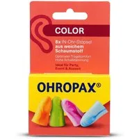 OHROPAX Gehörschutzstöpsel OHROPAX color Schaumstoff In-Ohr Stöpsel