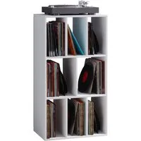VCM Standregal Bücherregal Schaltino H. 120 x B. 60 x T. 40 cm, Holz Schallplattenregal, Raumteiler, CD DVD Aufbewahrung