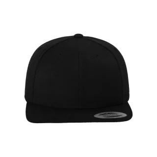 Flexfit - "Classic" Snapback Mütze für Herren/Damen Unisex (Schwarz)
