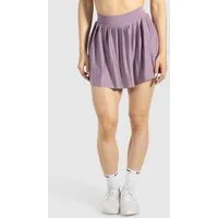 Smilodox Rocktights Cindra, SoftFeel High Waist Skort mit Faltenschnitt, Tennisrock Kurze Hose schnelltrocknend, atmungsaktiv elastisch, Tennis Training