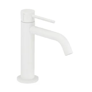Herzbach Deep White Waschtischarmatur 23.203210.1.07 slim S-Size, ohne Ablaufgarnitur, weiß matt