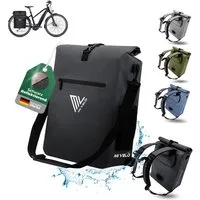 MIVELO Fahrradtasche 3in1 Gepäckträgertasche, Rucksack für Fahrrad Gepäckträger wasserdicht
