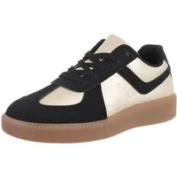 Ital-Design Damen Low-Top Freizeit Sneaker (88577438) Flach Sneakers Low in Schwarz