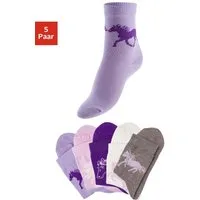 H.I.S Socken (Packung, 5-Paar) mit Pferdemotiven