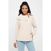 Bench. Fleecepullover APRILLE warmes, tailliertes Fleeceshirt mit Troyerkragen und Seitentaschen