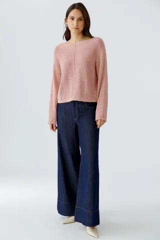 Oui - Pullover dusty rose - Gr. - 36