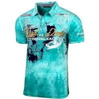 Baxboy T-Shirt Baxboy Herren Poloshirt Verwaschen Kurzarm Polo T-Shirt B-151